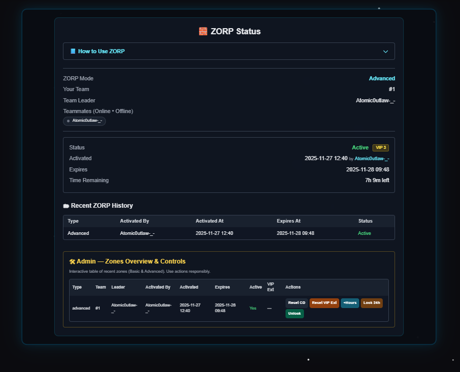 ZORP Screenshot